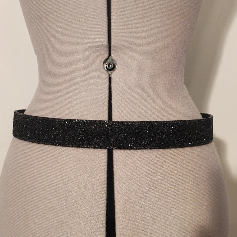 Sparkly Black Belt Sz M
